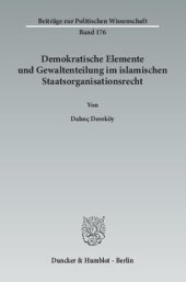 book Demokratische Elemente und Gewaltenteilung im islamischen Staatsorganisationsrecht