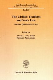 book The Civilian Tradition and Scots Law: Aberdeen Quincentenary Essays