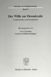 book Der Wille zur Demokratie: Traditionslinien und Perspektiven