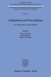 book Limitation and Prescription: A Comparative Legal History