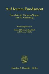 book Auf festem Fundament: Festschrift für Christean Wagner zum 70. Geburtstag