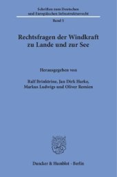 book Rechtsfragen der Windkraft zu Lande und zur See