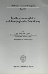 book Familienlastenausgleich und demographische Entwicklung