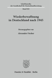 book Wiederbewaffnung in Deutschland nach 1945