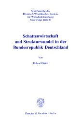 book Schattenwirtschaft und Strukturwandel in der Bundesrepublik Deutschland