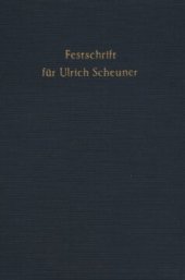 book Festschrift für Ulrich Scheuner zum 70. Geburtstag