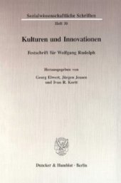 book Kulturen und Innovationen: Festschrift für Wolfgang Rudolph