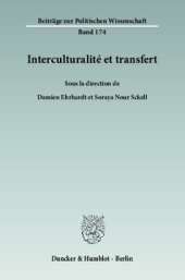 book Interculturalité et transfert