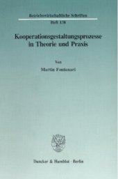 book Kooperationsgestaltungsprozesse in Theorie und Praxis