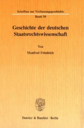 book Geschichte der deutschen Staatsrechtswissenschaft