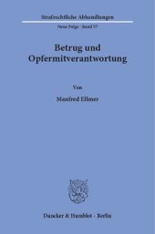 book Betrug und Opfermitverantwortung