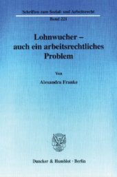 book Lohnwucher - auch ein arbeitsrechtliches Problem