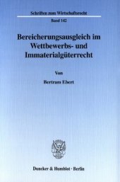 book Bereicherungsausgleich im Wettbewerbs- und Immaterialgüterrecht