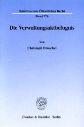 book Die Verwaltungsaktbefugnis