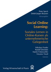 book Social Online Learning: Soziales Lernen in Online-Kursen als unternehmerische Gelegenheit