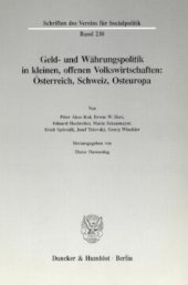 book Geld- und Währungspolitik in kleinen, offenen Volkswirtschaften: Österreich, Schweiz, Osteuropa