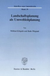 book Landschaftsplanung als Umweltleitplanung