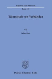 book Täterschaft von Verbänden