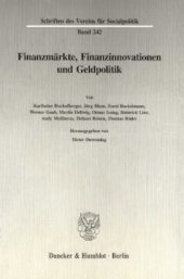 book Finanzmärkte, Finanzinnovationen und Geldpolitik