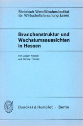 book Branchenstruktur und Wachstumsaussichten in Hessen