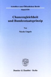 book Chancengleichheit und Bundesstaatsprinzip