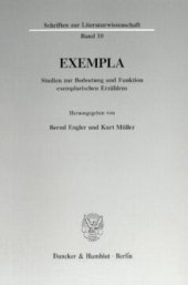 book Exempla: Studien zur Bedeutung und Funktion exemplarischen Erzählens