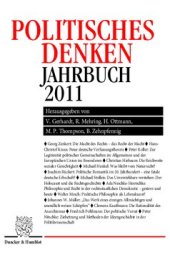 book Politisches Denken. Jahrbuch 2011