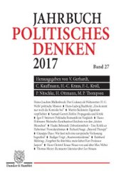 book Politisches Denken. Jahrbuch 2017