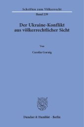 book Der Ukraine-Konflikt aus völkerrechtlicher Sicht