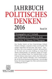 book Politisches Denken. Jahrbuch 2016