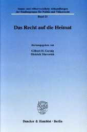 book Das Recht auf die Heimat