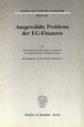 book Ausgewählte Probleme der EG-Finanzen