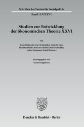 book Wissen / The Knowledge Economy: Studien zur Entwicklung der ökonomischen Theorie XXVI