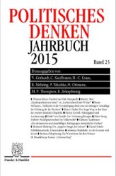 book Politisches Denken. Jahrbuch 2015