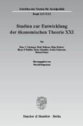 book Ökonomie und Religion: Studien zur Entwicklung der ökonomischen Theorie XXI