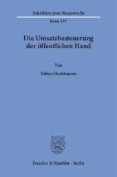 book Die Umsatzbesteuerung der öffentlichen Hand