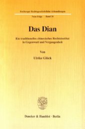 book Das Dian: Ein traditionelles chinesisches Rechtsinstitut in Gegenwart und Vergangenheit