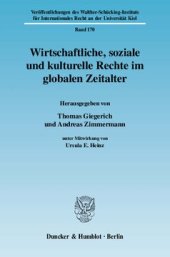 book Wirtschaftliche, soziale und kulturelle Rechte im globalen Zeitalter