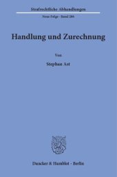 book Handlung und Zurechnung