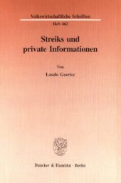 book Streiks und private Informationen