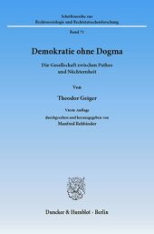 book Demokratie ohne Dogma: Die Gesellschaft zwischen Pathos und Nüchternheit