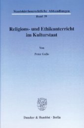 book Religions- und Ethikunterricht im Kulturstaat