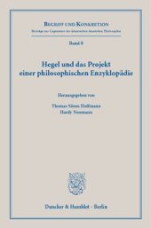 book Hegel und das Projekt einer philosophischen Enzyklopädie