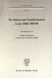 book Revolution und Transformation in der DDR 1989/90