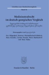 book Medizinstrafrecht im deutsch-georgischen Vergleich