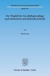 book Der Wegfall der Geschäftsgrundlage nach deutschem und türkischem Recht