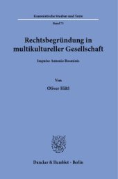 book Rechtsbegründung in multikultureller Gesellschaft: Impulse Antonio Rosminis