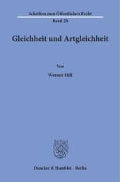 book Gleichheit und Artgleichheit