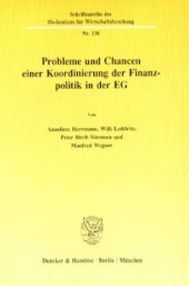 book Probleme und Chancen einer Koordinierung der Finanzpolitik in der EG