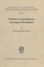 book Probleme der physikalischen und religiösen Wirklichkeit